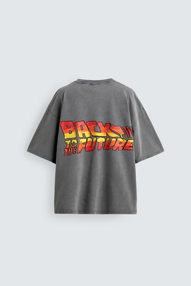 BACK TO THE FUTURE© UCS LLC AND AMBLIN ILLUSTRATED T-SHIRT X DYLAN´S T-SHIRT CLUB X ZARA - Grey by Zara - Image 1
