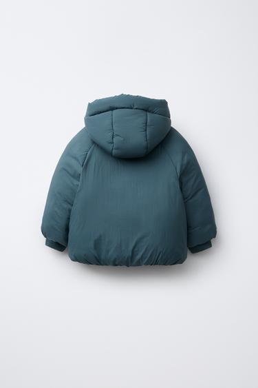 WATER-REPELLENT PADDED JACKET - Blue by Zara - Image 1