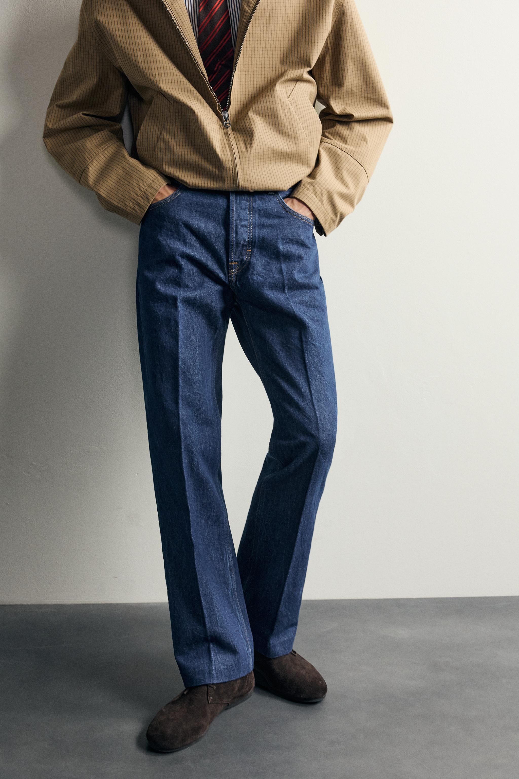 AARON LEVINE X ZARA PRESSED BOOTCUT JEANS
