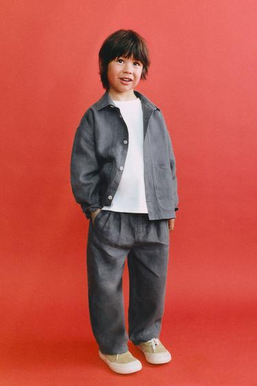 100% ZIGʻIR MATODAN USTKI KOʻYLAK - Koʻkimtir yashil koʻk Zara tomonidan