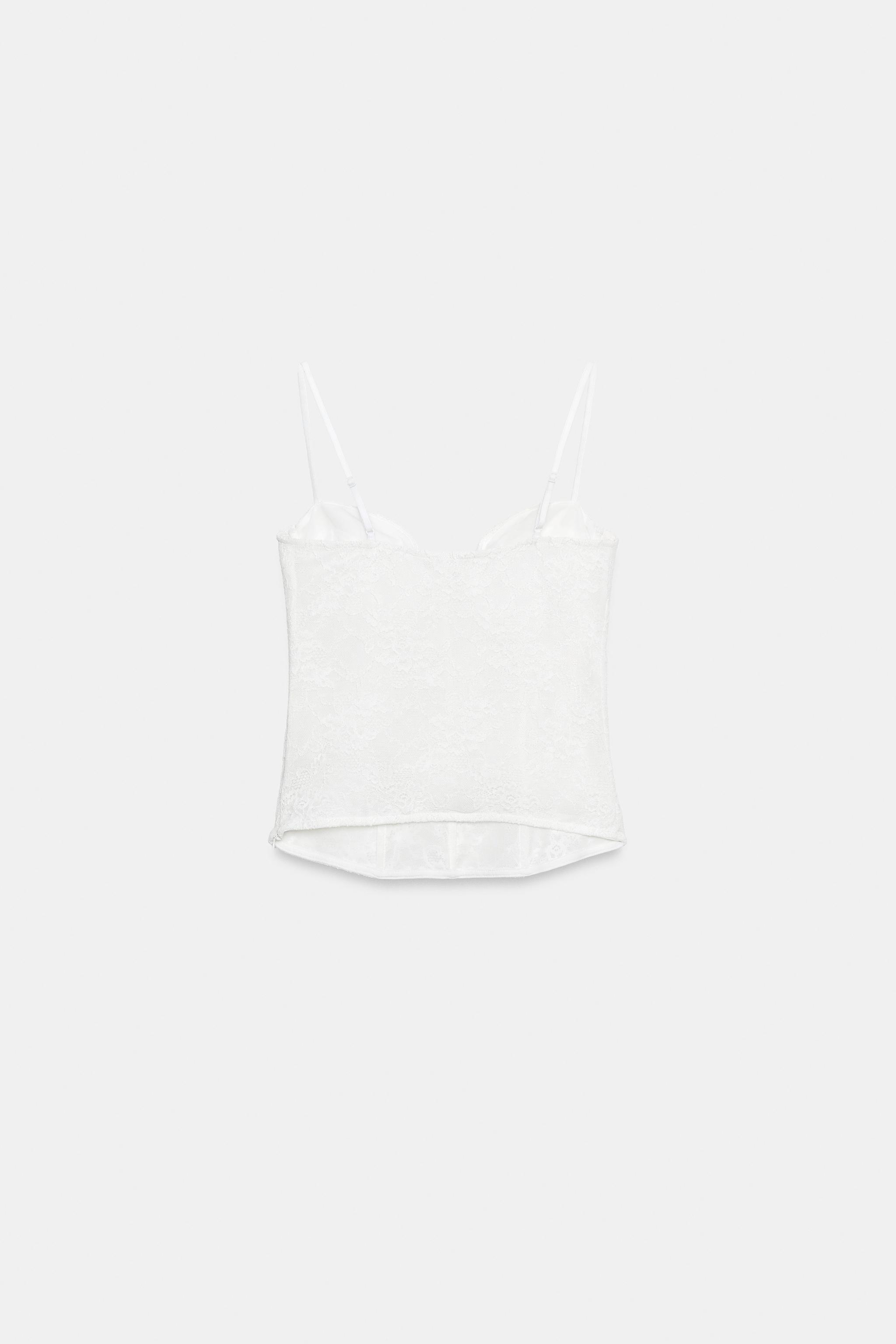TOP STYLE CORSET EN DENTELLE