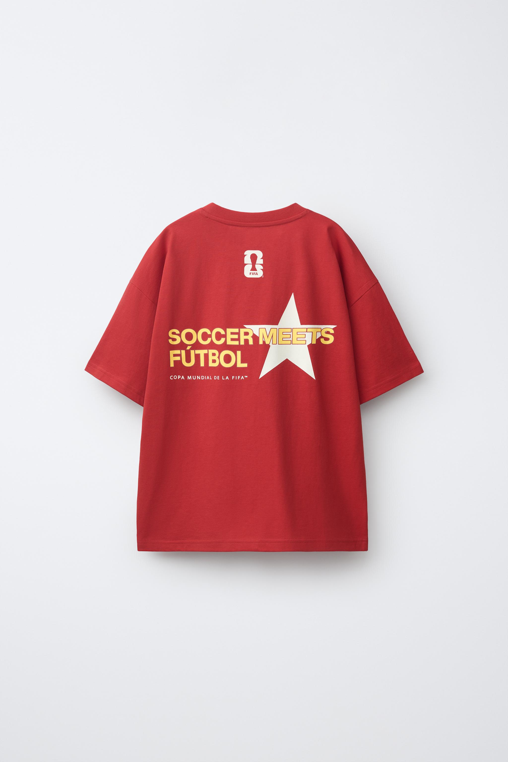 Детские футболки Zara SPAIN FIFA WORLD CUP ™ 2026 PRINT T-SHIRT — фото 3