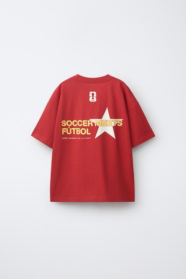 T-SHIRT IMPRIMÉ ESPAGNE COUPE DU MONDE FIFA™ 2026 - Rouge de Zara - Image 1