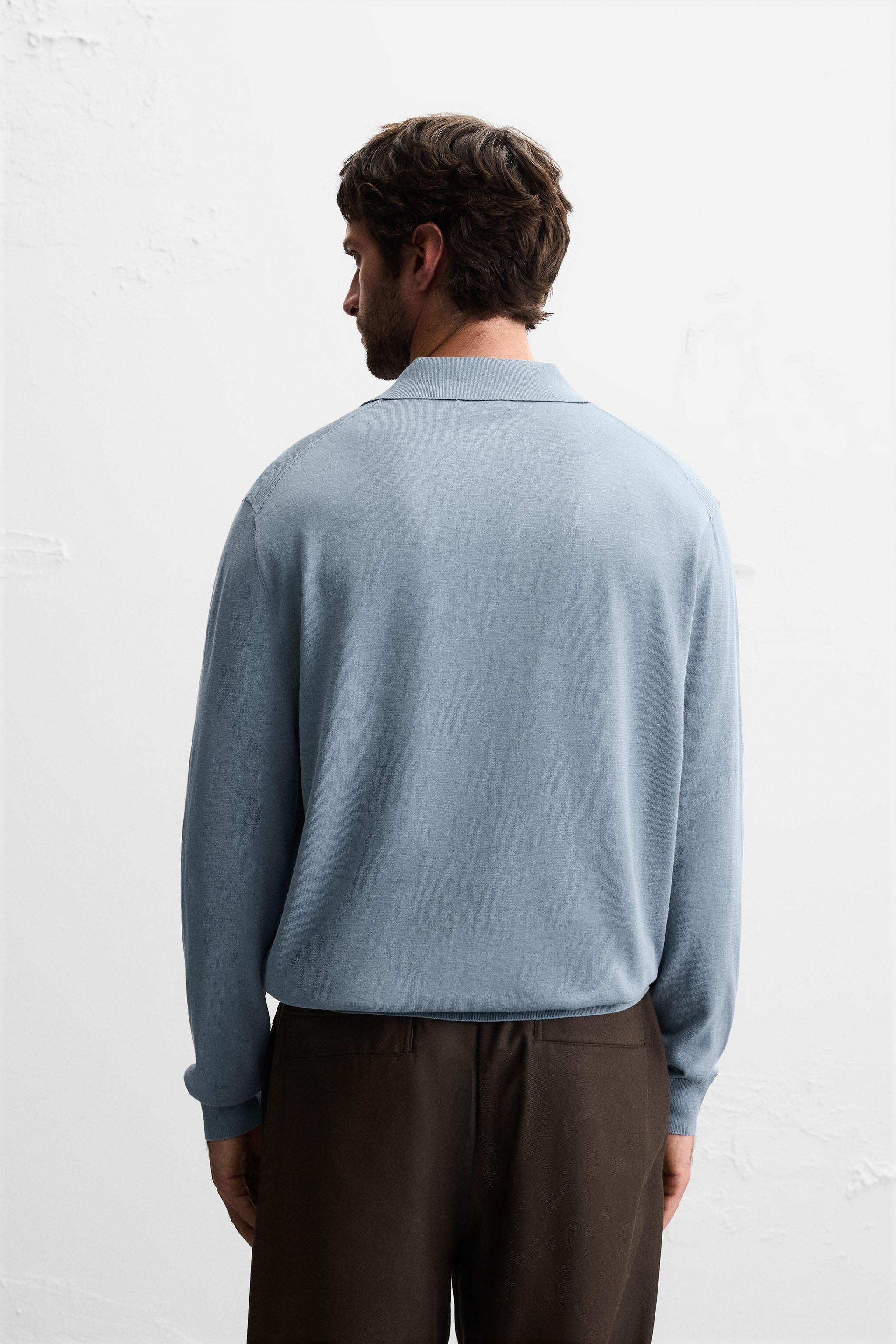 POLO EN MAILLE MÉLANGE DE COTON