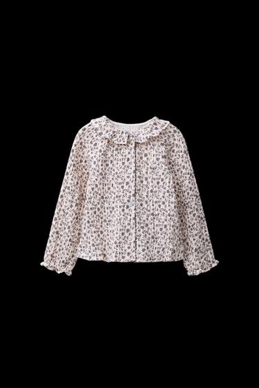 HEMD MIT BLUMENPRINT - Cremefarben von Zara - Bild 0