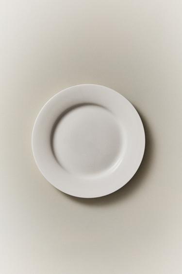 BONE CHINA DESSERT PLATE - White by Zara - Image 5