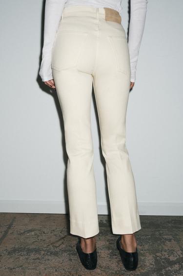 JEAN ZW COLLECTION BOOTCUT TAILLE MOYENNE - Écru de Zara - Image 3