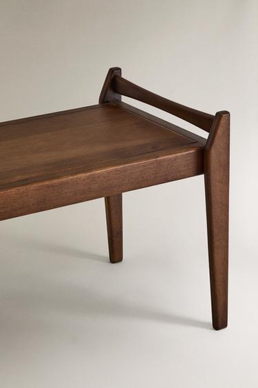 BANC LONG BOIS - Marron de Zara - Image 2