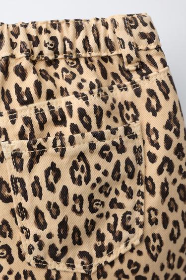 BERMUDA ANIMAL PRINT - Marron de Zara - Image 3