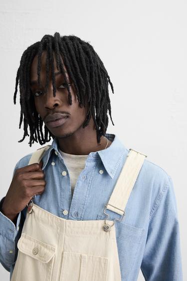 PETO DENIM PETO CARPINTEIRO - Cru de Zara