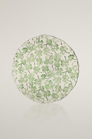 CLOVER SERVICE PLATE - أخضر الخاص بـ Zara - صورة 0