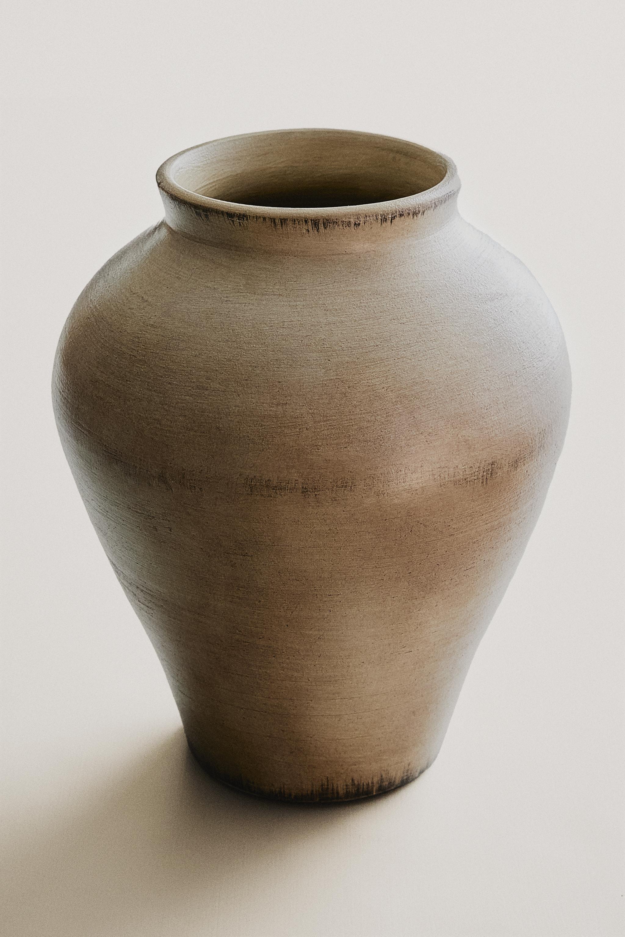 VASE TERRE CUITE CLAIR