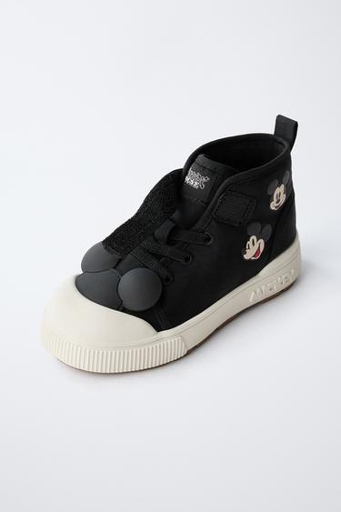MICKEY MOUSE © DISNEY HIGH-TOP SNEAKERS - Black by Zara - Image 2