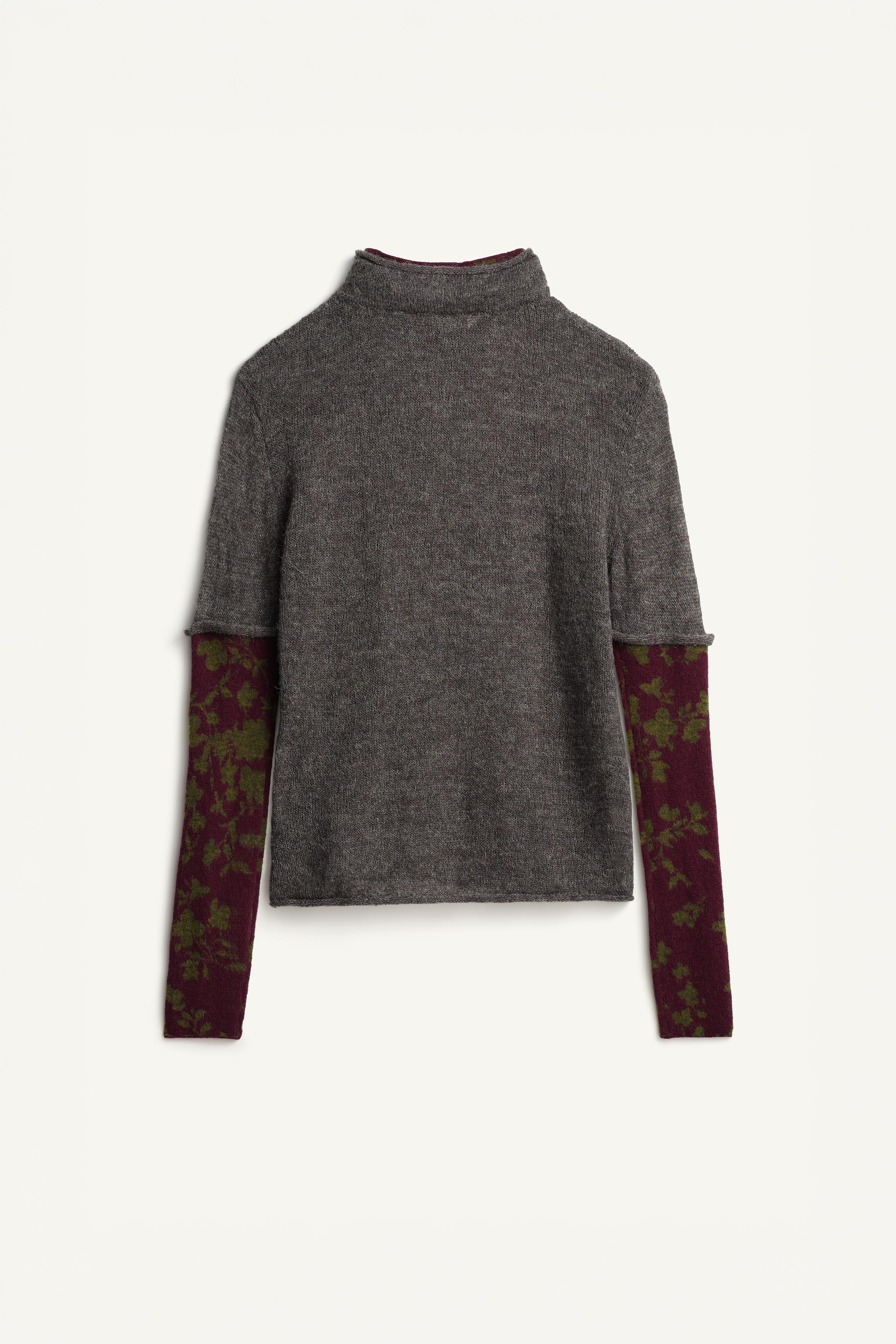 PULL LAINE COMBINÉ JACQUARD ÉDITION LIMITÉE