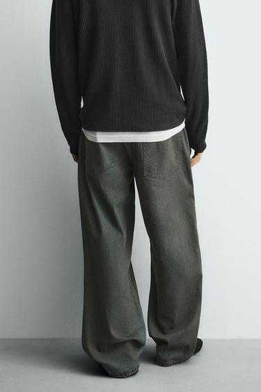 JEAN LOOSE FIT - Bleu / Vert de Zara - Image 2