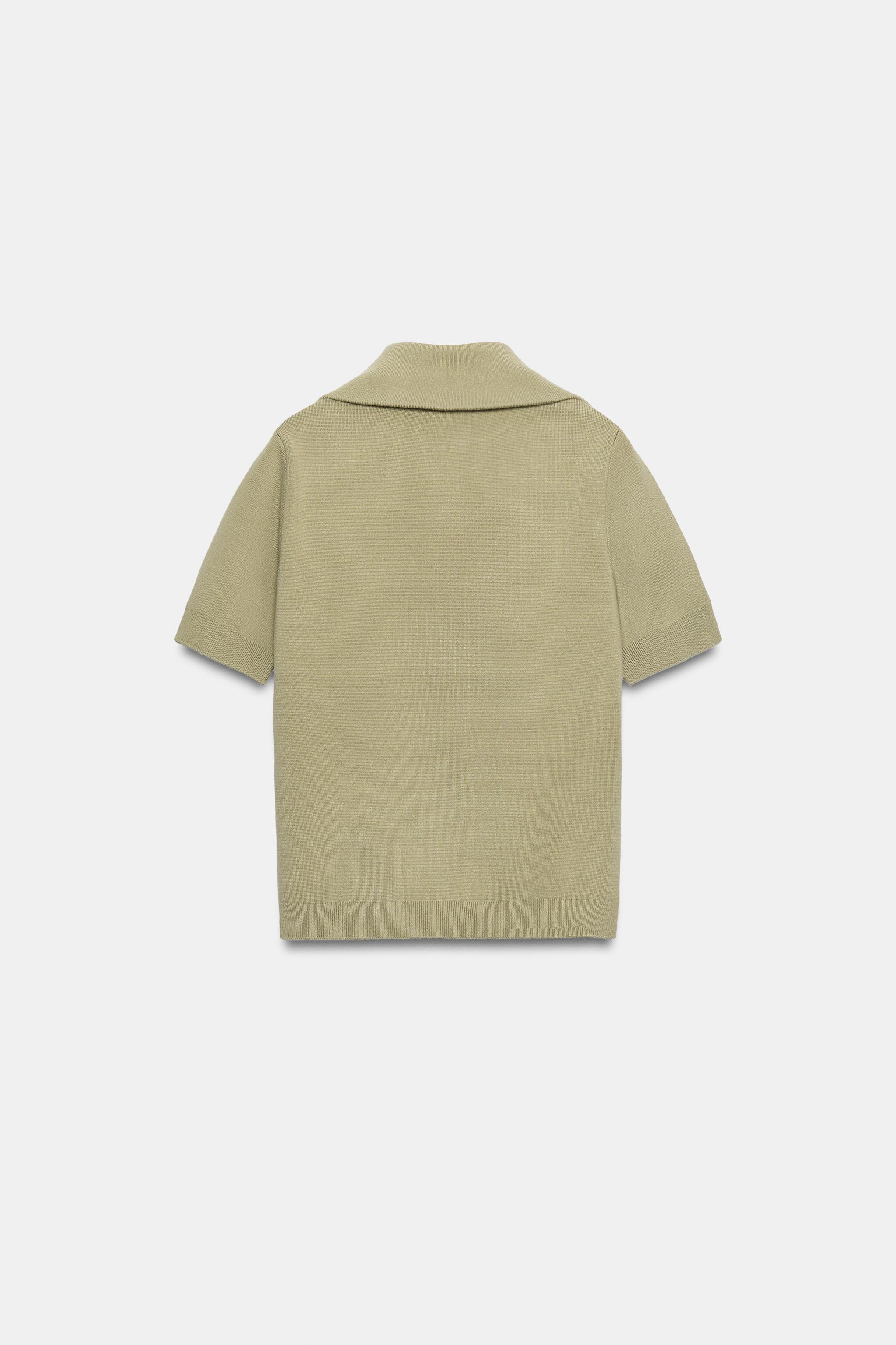 SHORT-SLEVE ZIP POLO SHIRT
