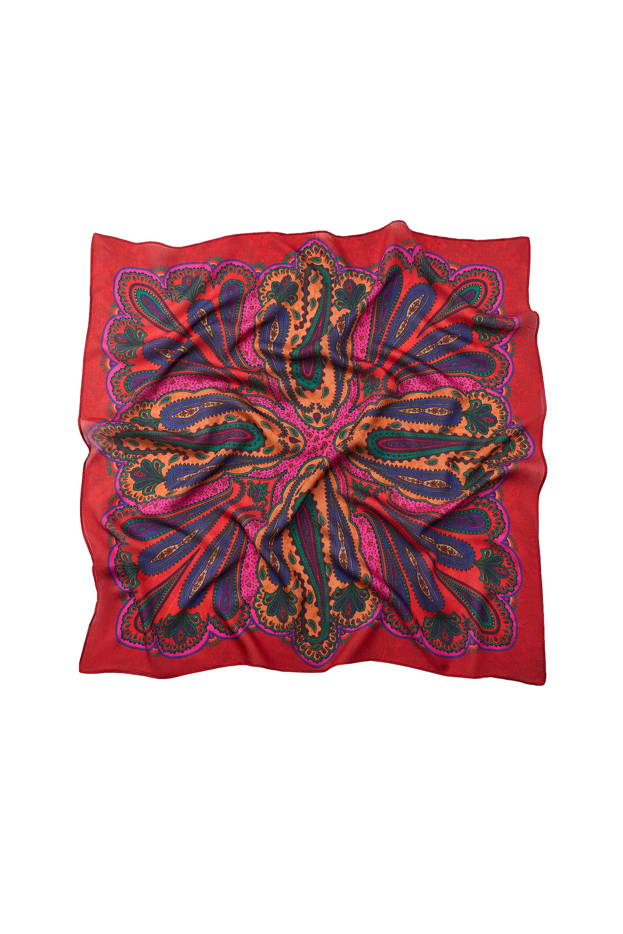 PAÑUELO MEZCLA VISCOSA SEDA ESTAMPADO PAISLEY