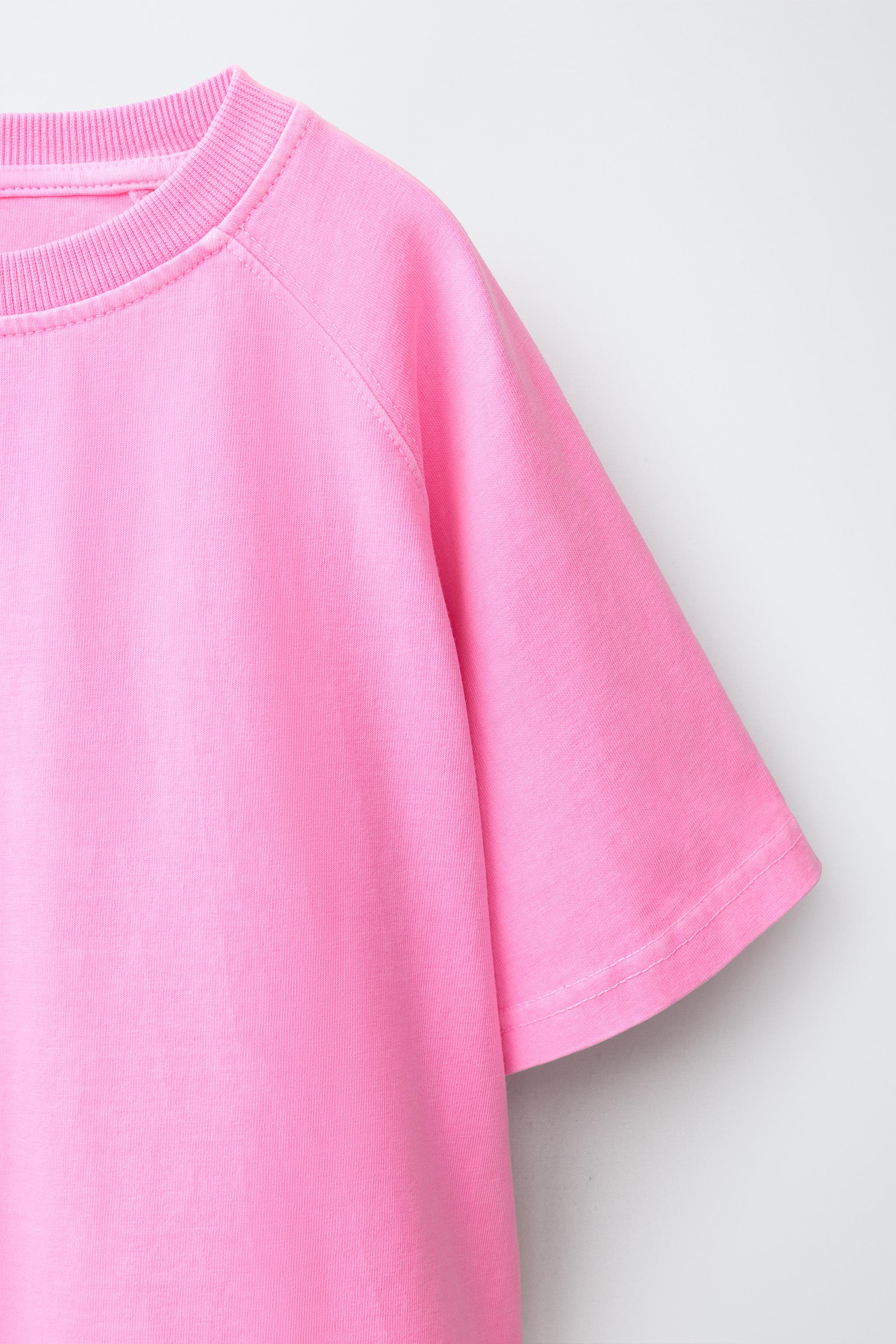 Детские шорты Zara PLAIN JOGGING T-SHIRT AND SHORTS SET — фото 6
