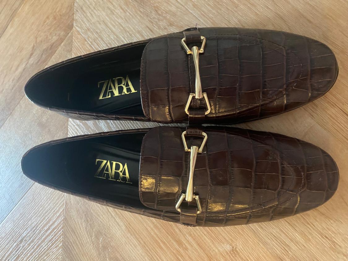 BUCKLED CROC LEATHER LOAFERS - Image 2