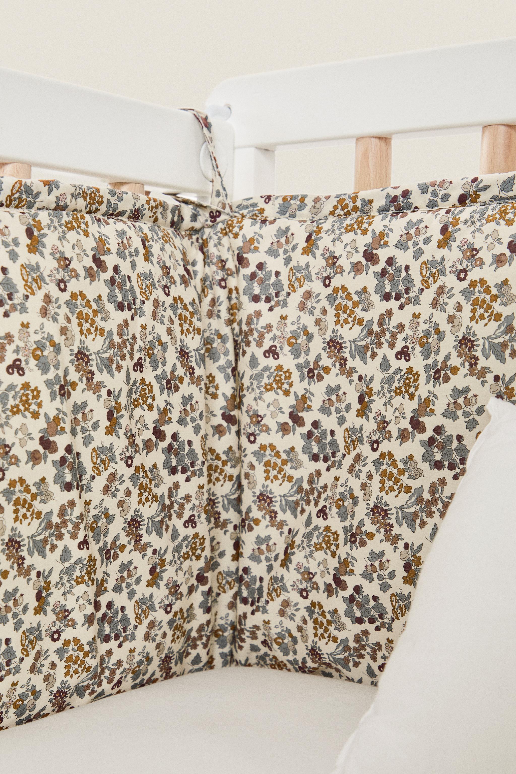 Floral hotsell cot bumper