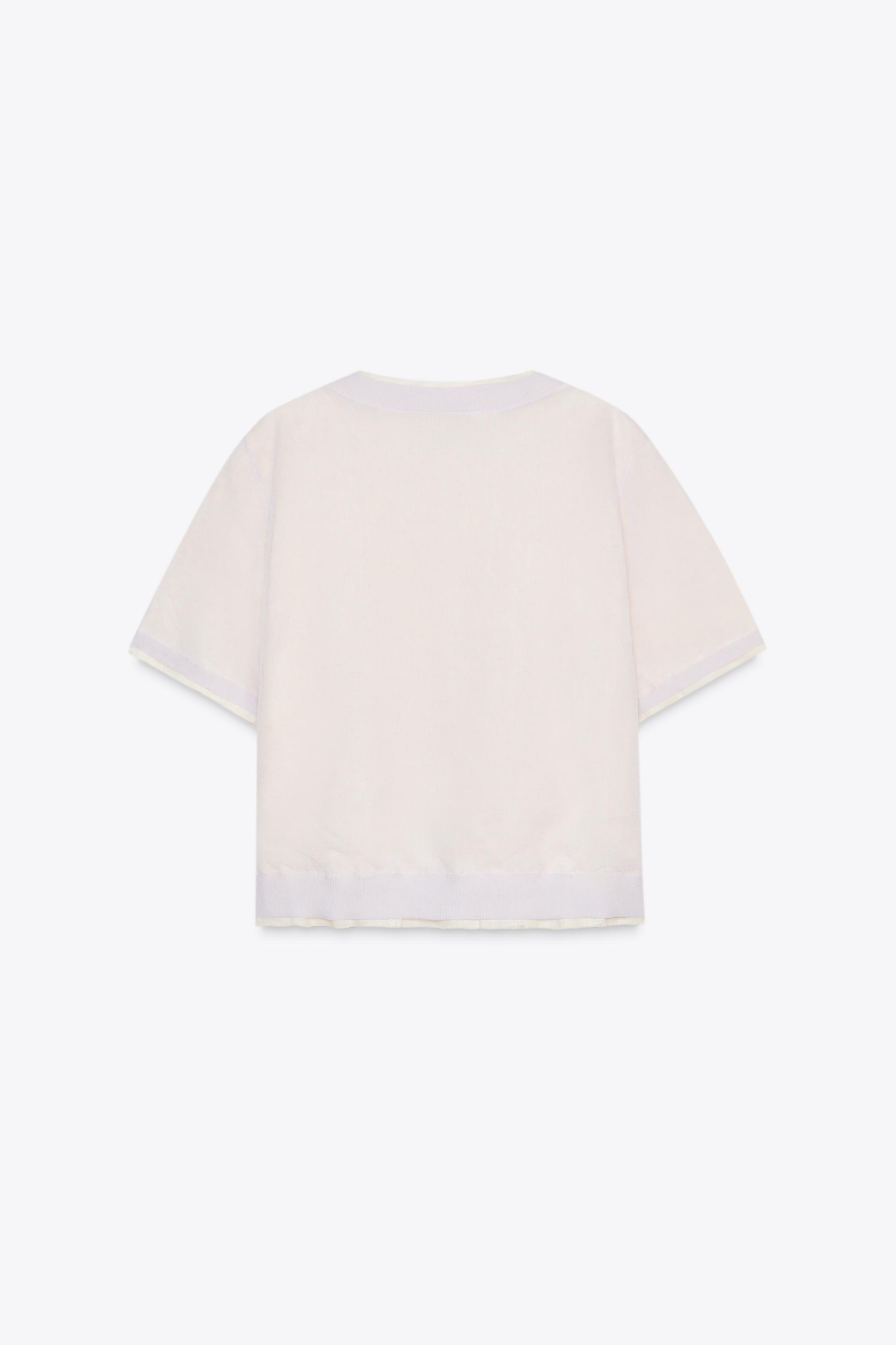 ZARA リネン混ダブルレイヤードニットカーディガン ZARA リネン混ダブルレイヤードニットカーディガン - メルカリ