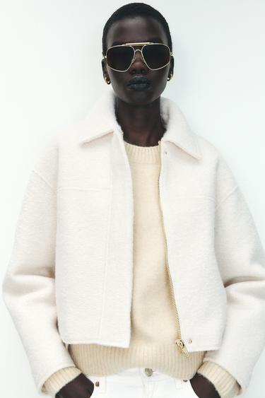 POCKET JACKET - Ecru by Zara