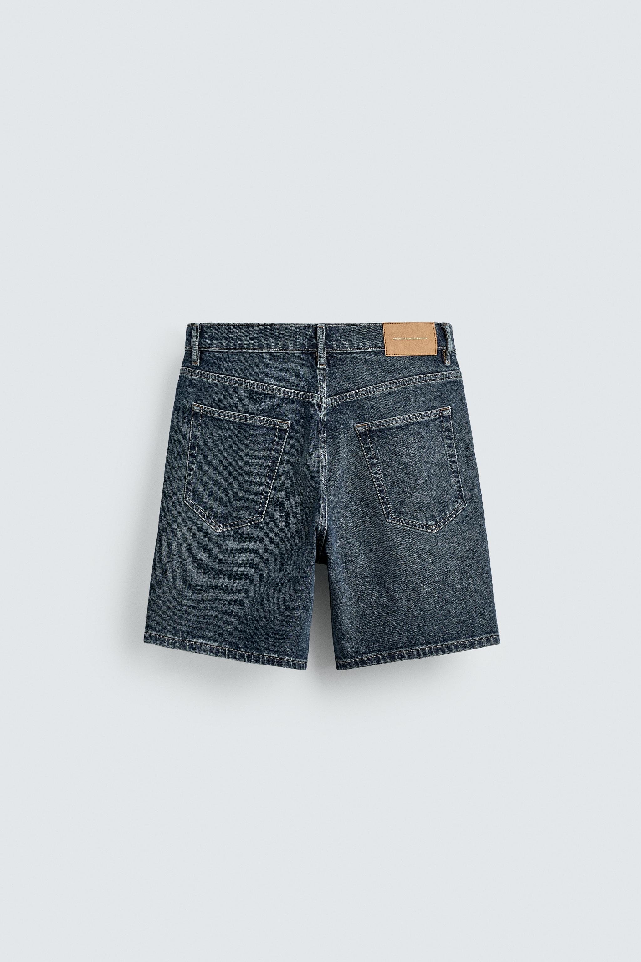 BERMUDA EN JEAN COUPE REGULAR