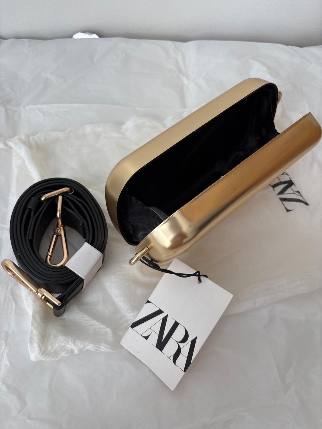 METALLIC MINI CROSSBODY BOX BAG - Image 2