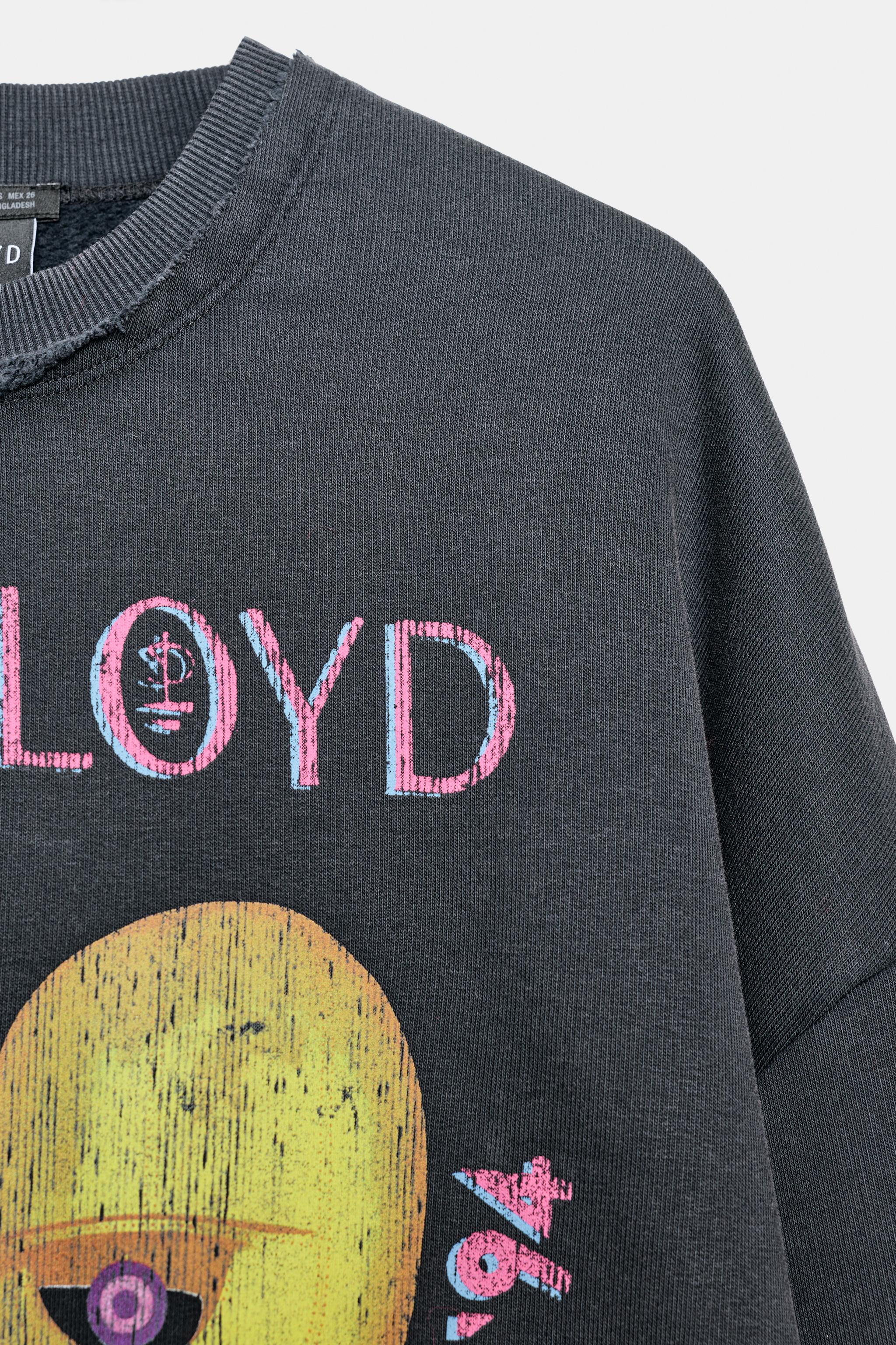 PINK FLOYD© WASHED-EFFECT SWEATSHIRT - Black | ZARA Australia