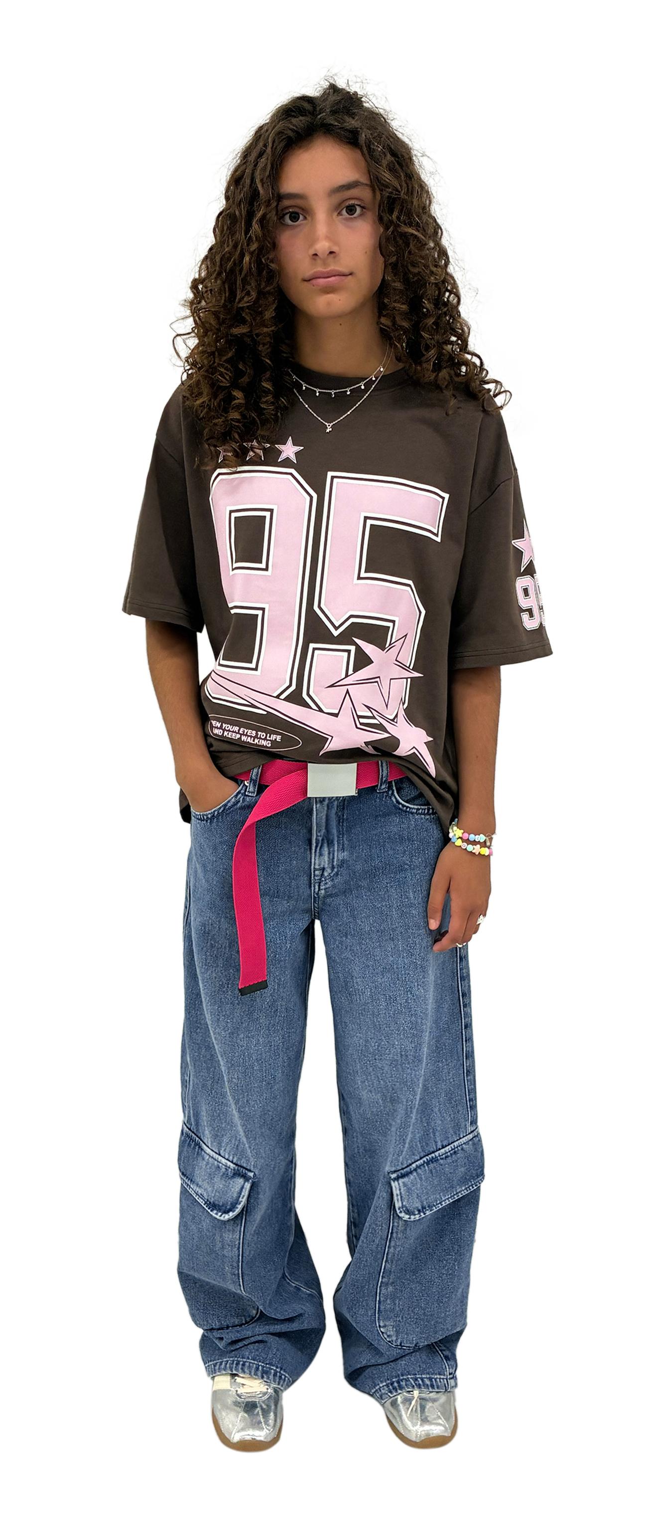 HEAVY WEIGHT GRAPHIC T-SHIRT — Brown