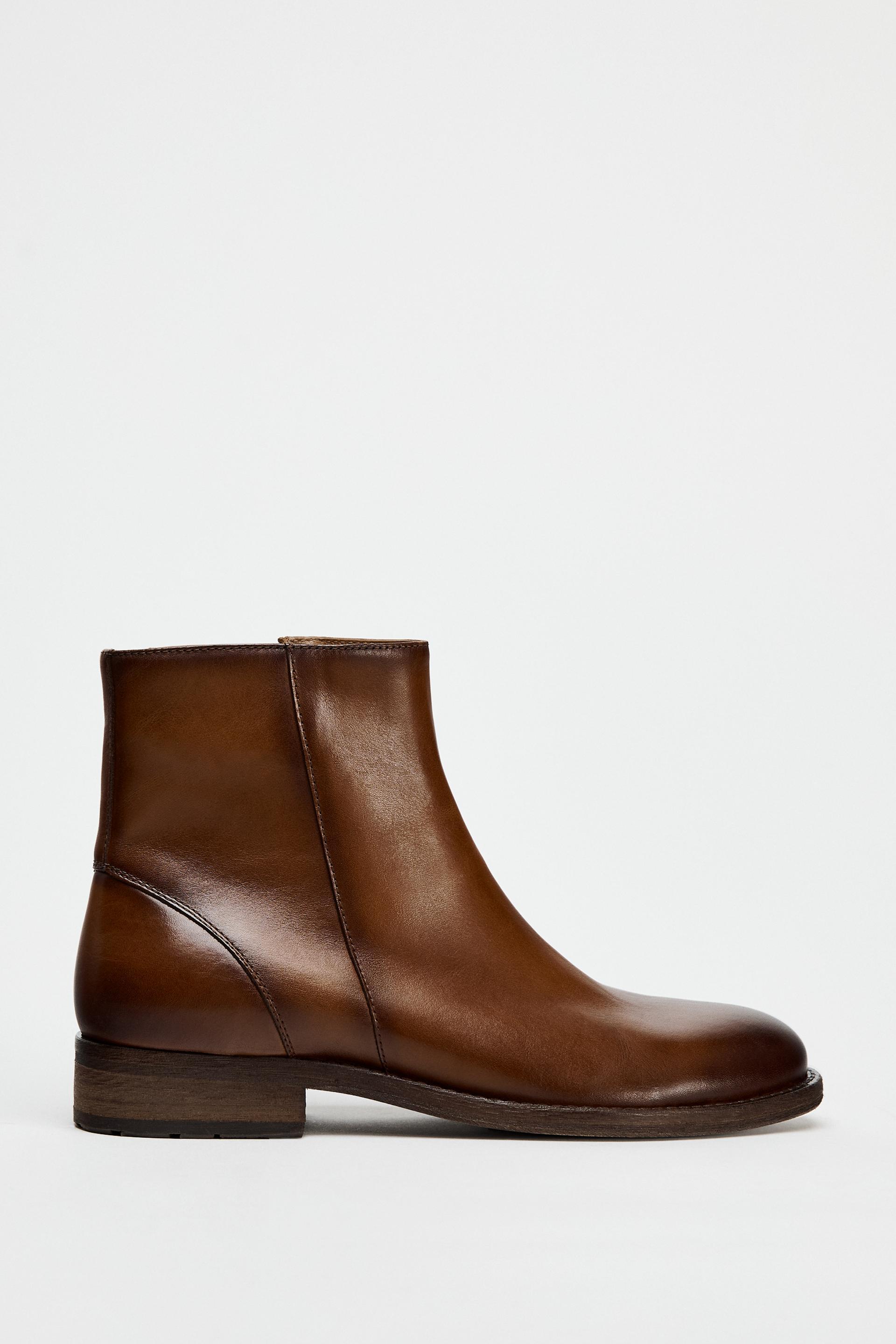 Zara ankle shops boots