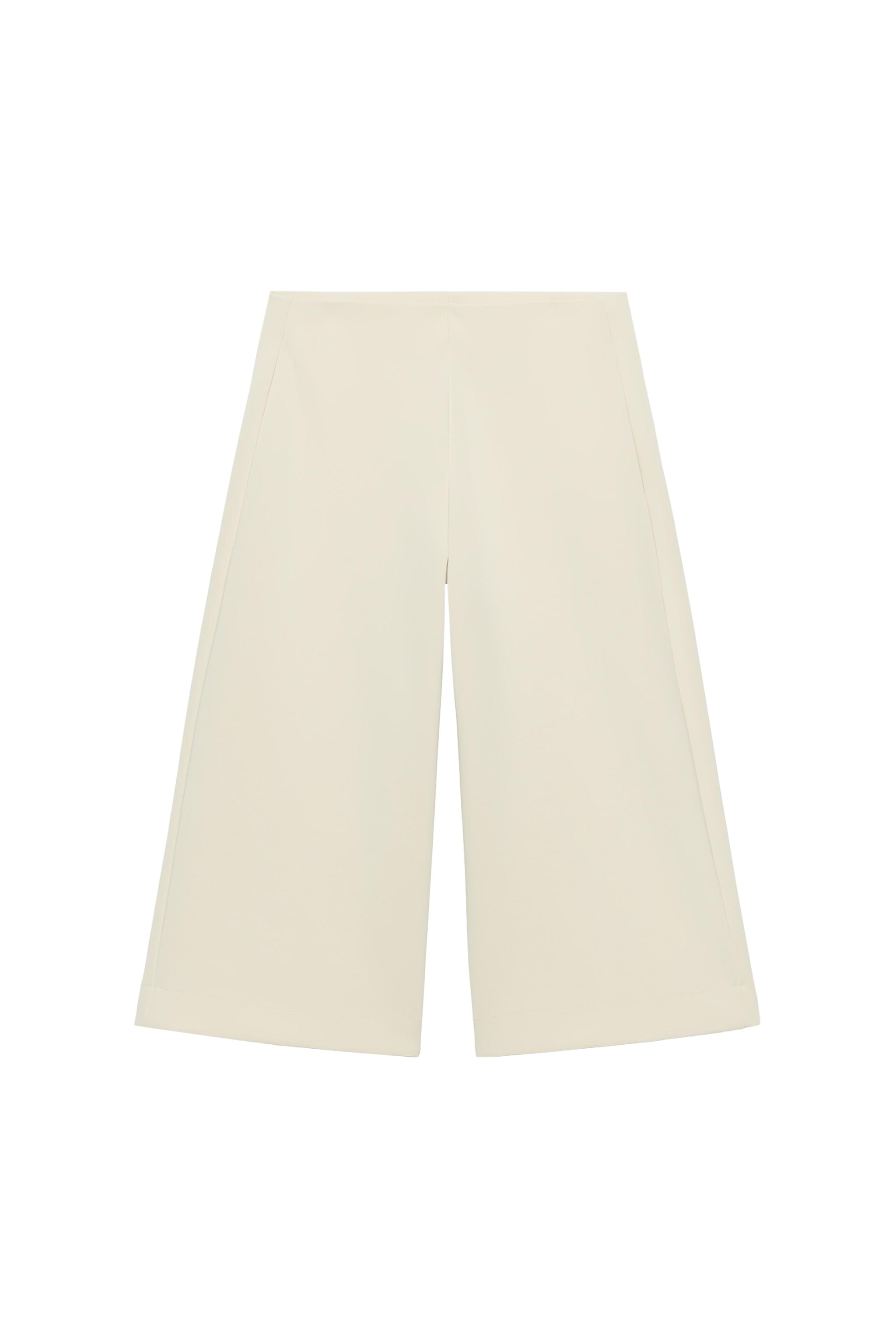 WIDE LEG SHORTS - Ecru | ZARA United States