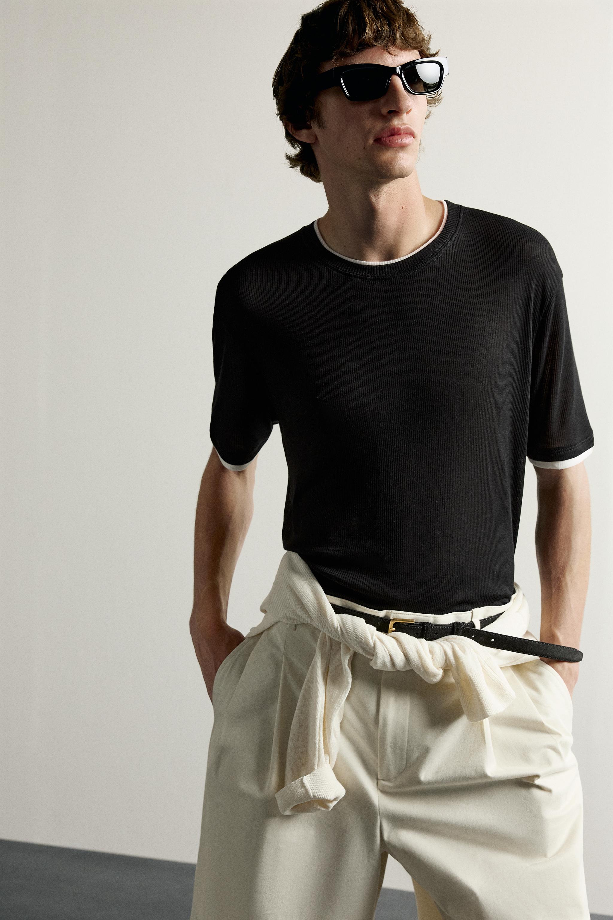 CONTRAST RELAXED FIT T-SHIRT