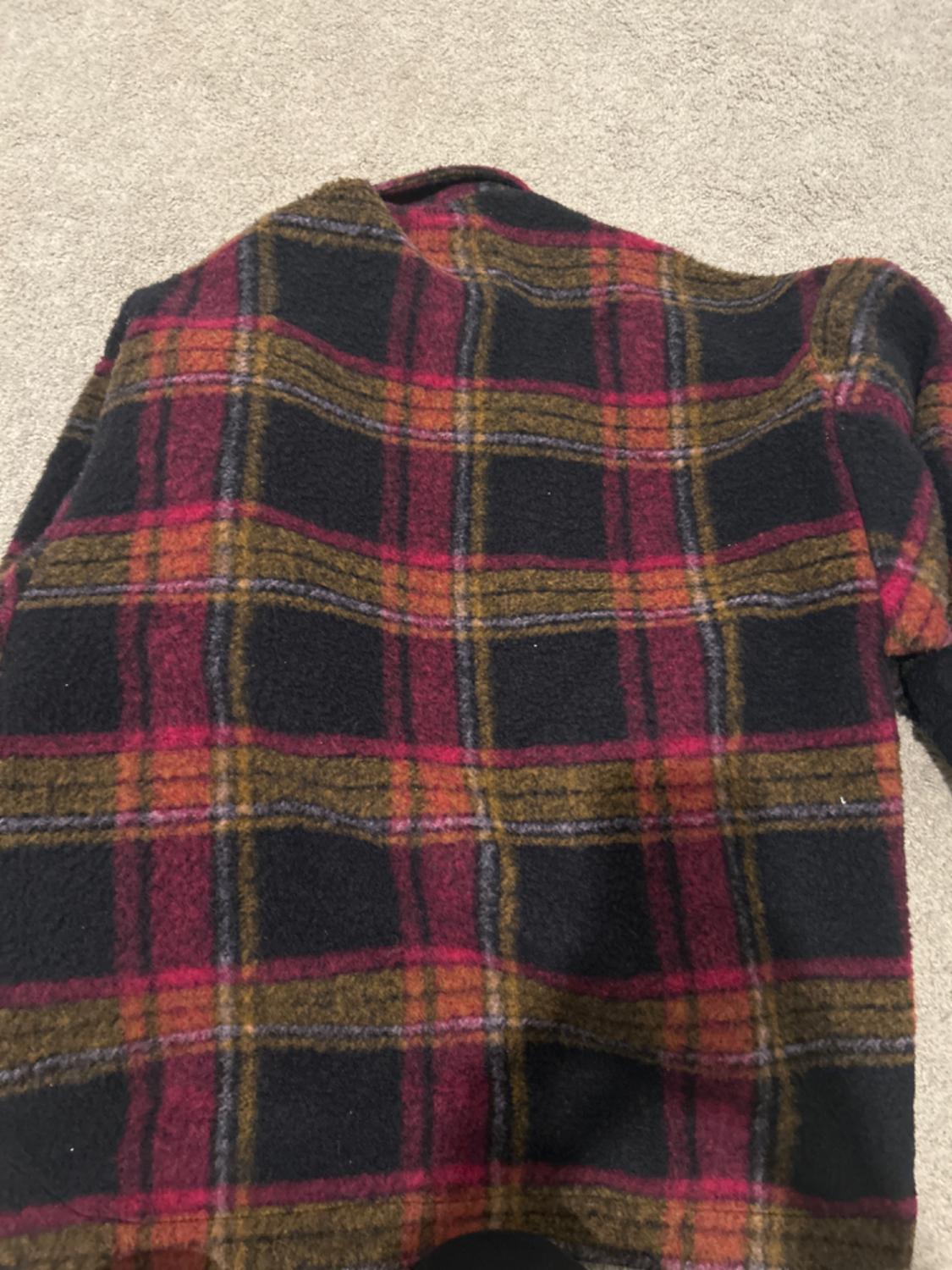 WOOL BLEND PLAID OVERSHIRT - Image 2