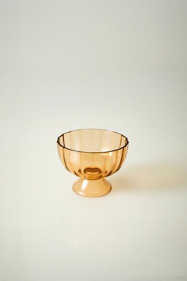 Zara COLORED ACRYLIC ICE-CREAM CUP - Caramel