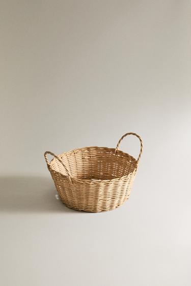 ROUND BREAD BASKET - Light beige by Zara
