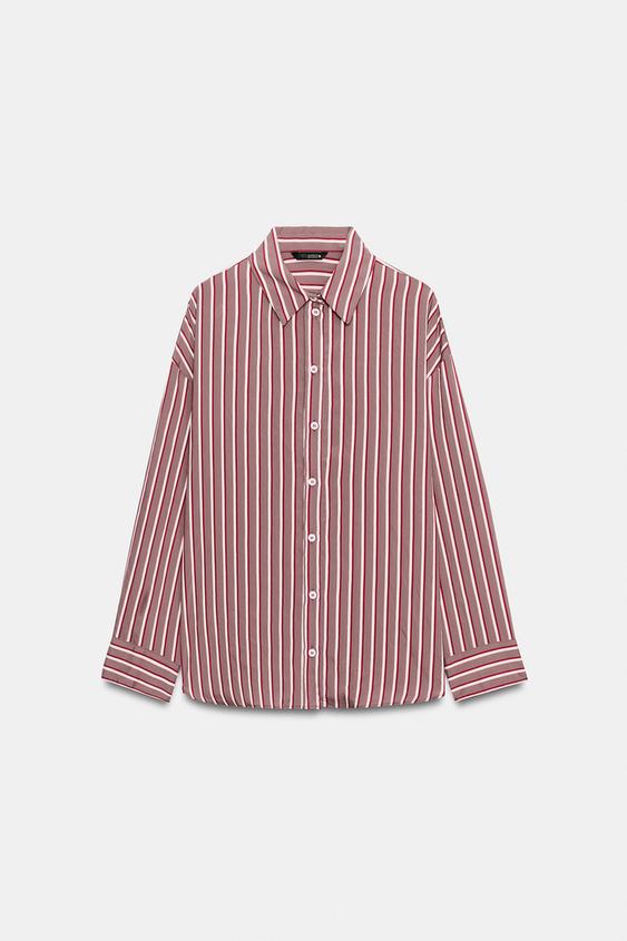 CHEMISE À RAYURES - Multicolore de Zara - Image 6