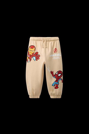 PANTALÓN JOGGER THE AVENGERS © MARVEL - Beige claro de Zara - Imagen 0