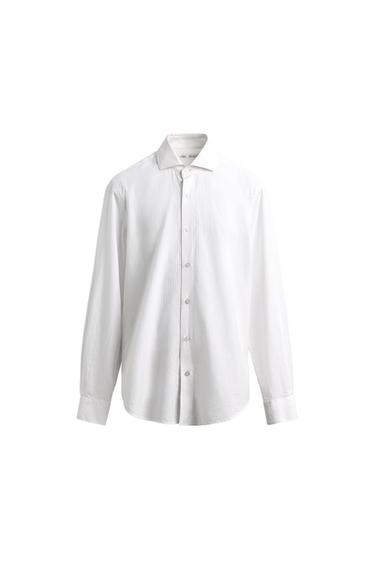 CAMISA REGULAR FIT ALGODÓN - Blanco de Zara