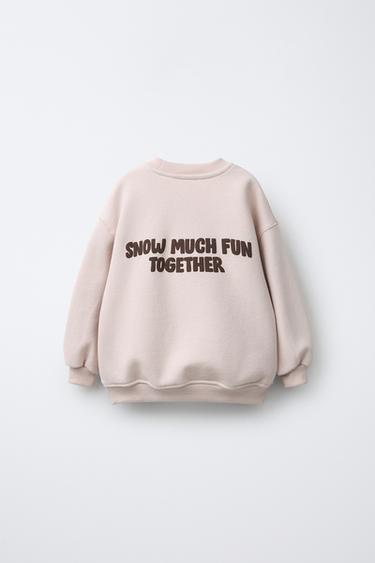 SWEAT PIÈCE RENNE EFFET MOUTON - Pierre de Zara - Image 1