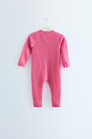 ZARA TIMELESS - 100% CASHMERE JUMPSUIT — Pink 2