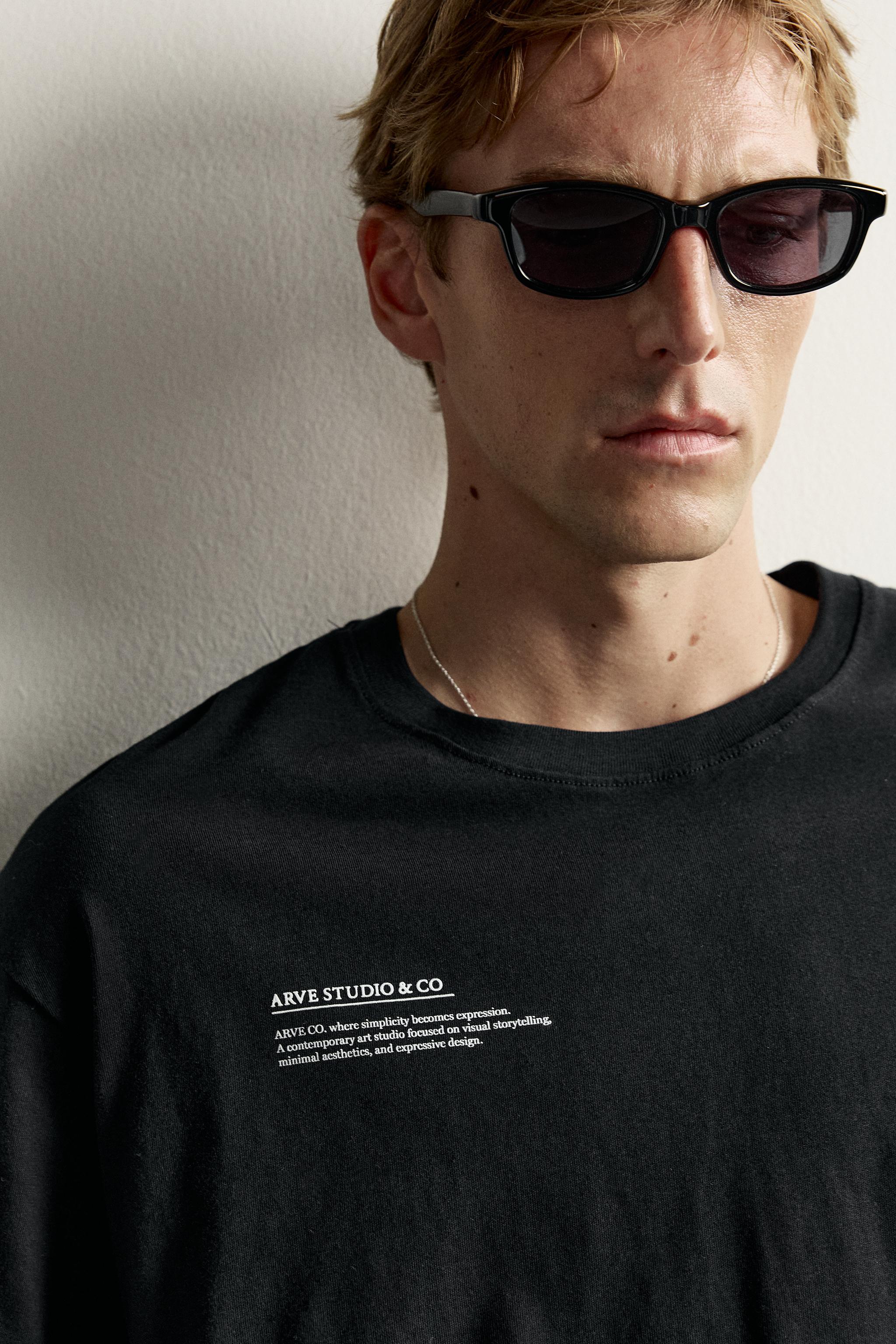 T-SHIRT RELAXED FIT BRODÉ BIMATIÈRE