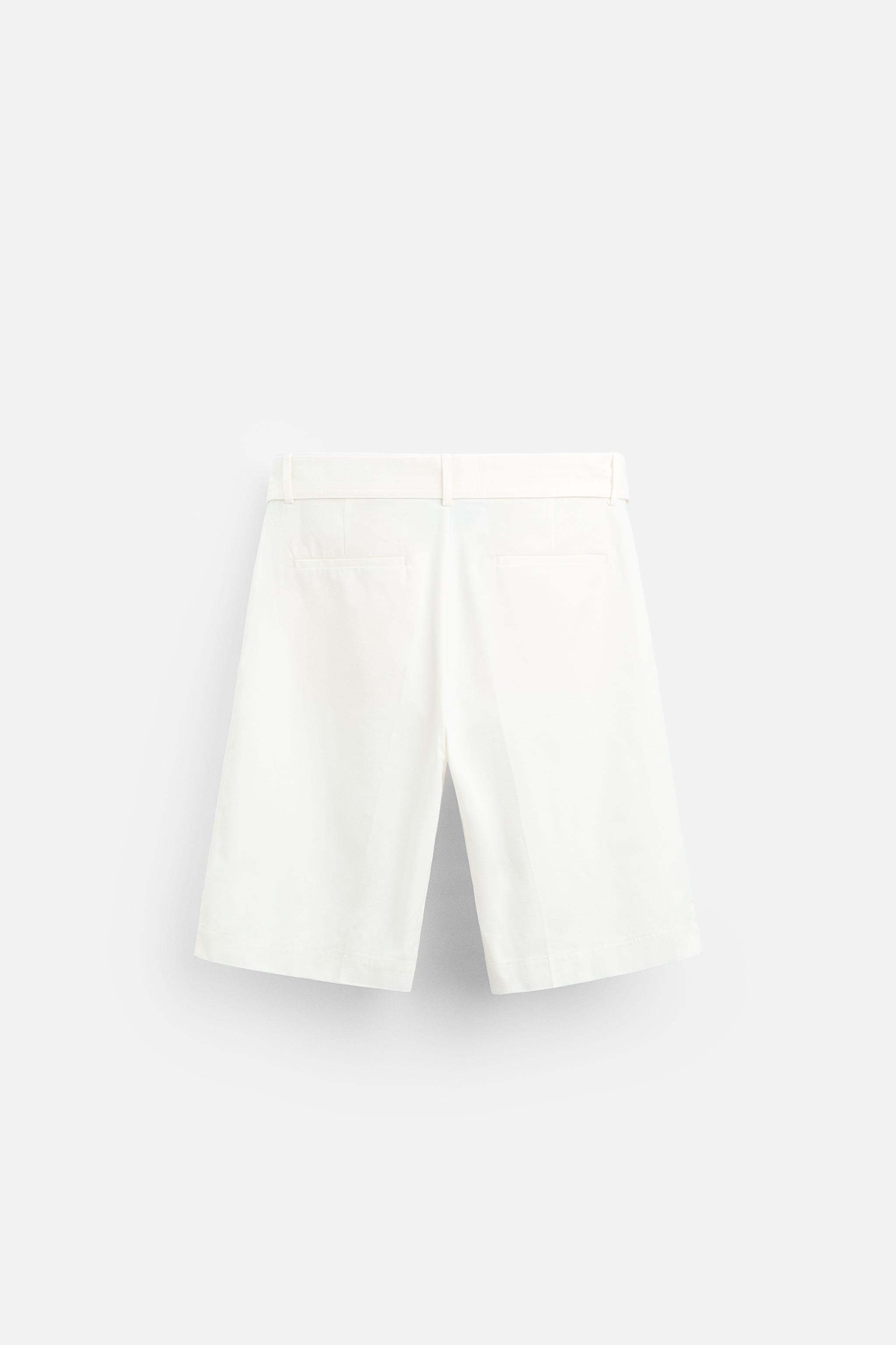 Double Pleat Shorts -- Organic Cotton Stretch Twill