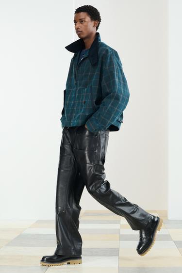 CHCKD JCKT - Navy blue by Zara