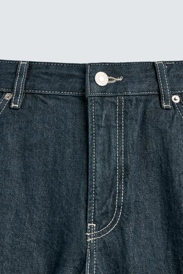 JEAN RELAXED BARREL FIT - Indigo de Zara - Image 8