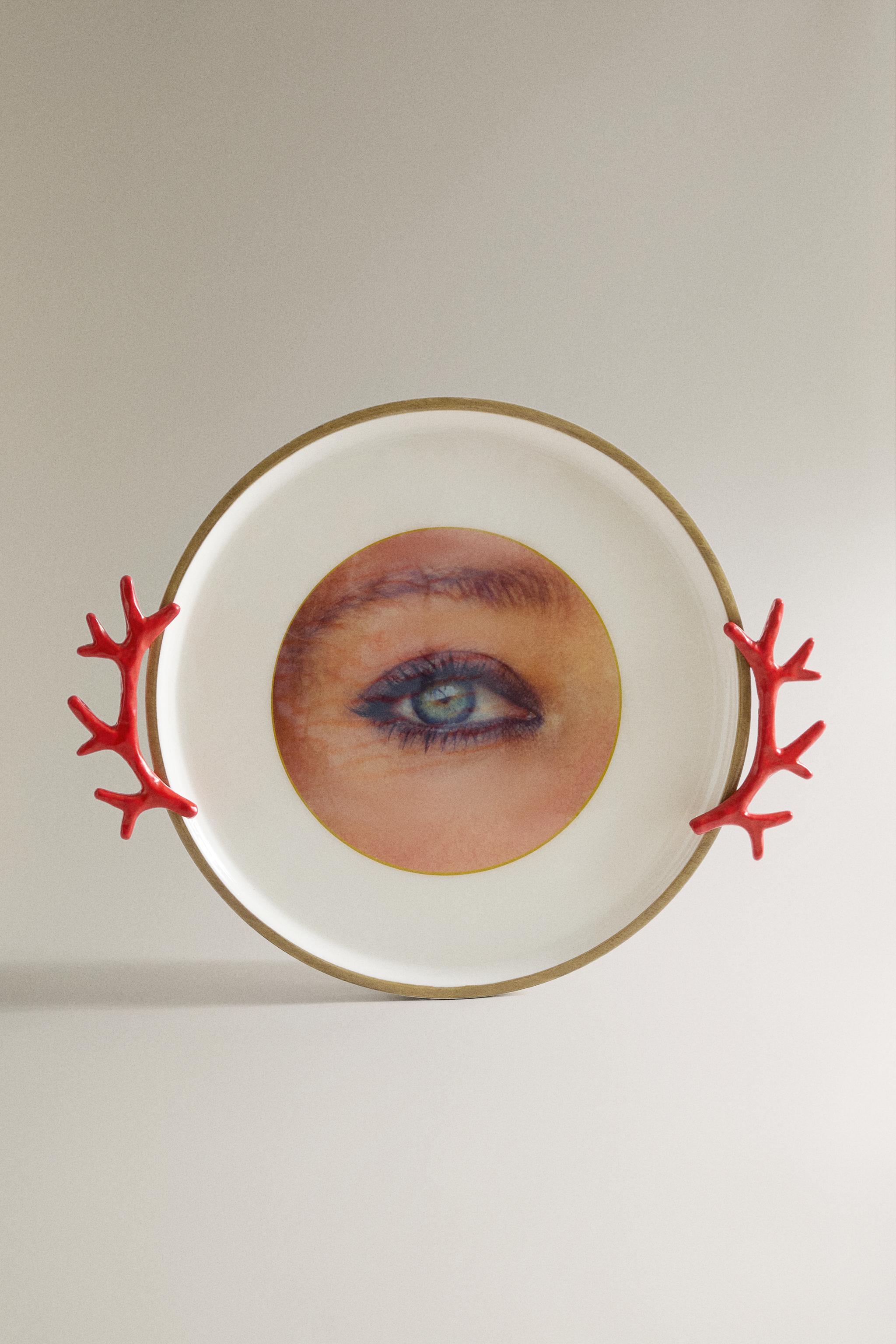 DECORATIVE CORAL TRAY | MARISA BERENSON