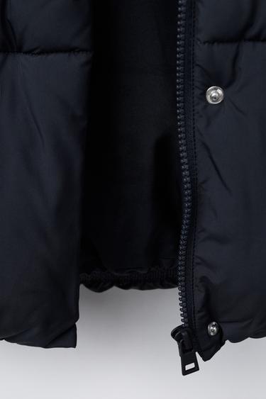 HOODED PADDED JACKET - Blue by Zara - Image 7