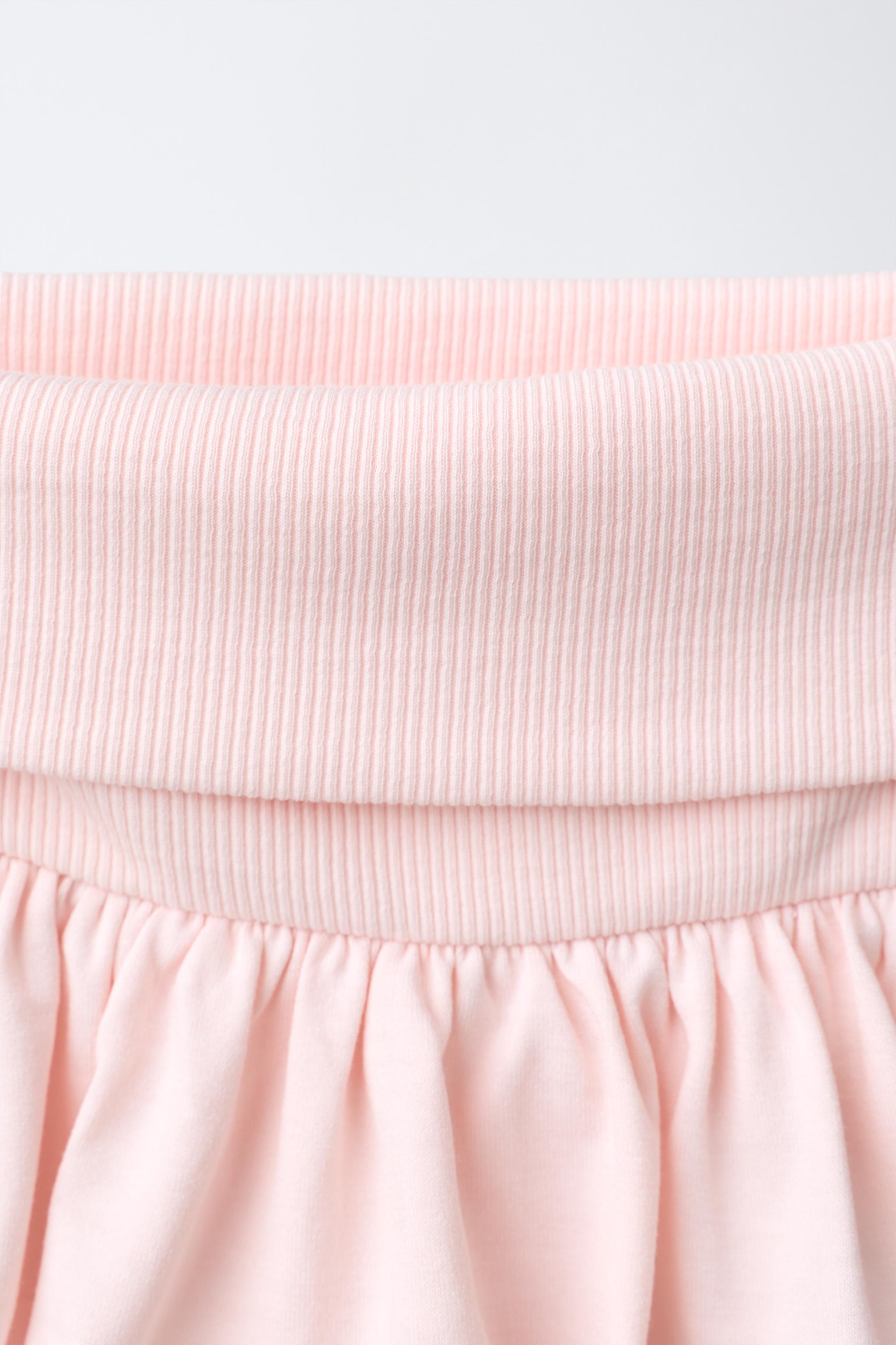 RUFFLED FOLDED-WAIST SKORT