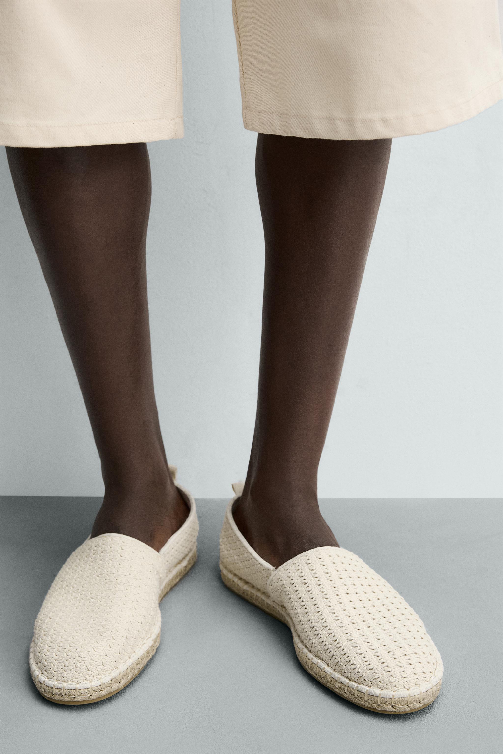 Обувь Zara KNIT FABRIC ESPADRILLES — фото 3