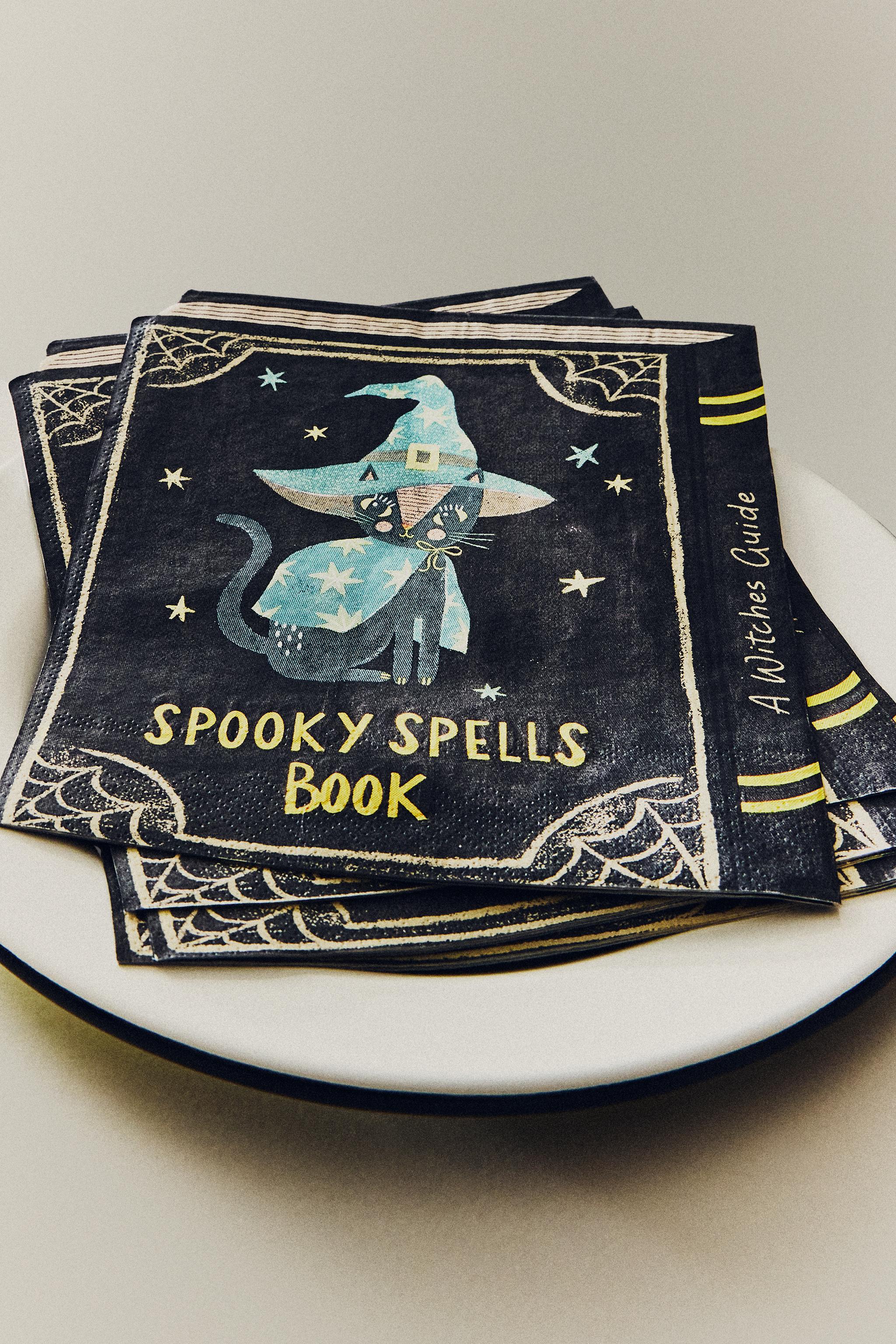 Kids HALLOWEEN SPELLBOOK PAPER NAPKINS (SET OF 20)